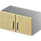 Schäfer Shop Genius Armoire à poser TETRIS SOLID, corps en acier, 1 HC, l. 800 mm, coloris érable/alu blanc