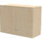 Schäfer Shop Genius Armoire à poser TETRIS WALL, 2 hauteurs de classeur, charnière de porte côté droit, l. 1000 x P 440 x H 740 mm, coloris érable