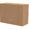 Schäfer Shop Genius Armoire à poser TETRIS WALL, 2 hauteurs de classeur, charnière de porte côté droit, l. 1000 x P 440 x H 740 mm, coloris hêtre