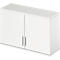 Schäfer Shop Genius Armoire à poser TETRIS WOOD, 2 HC, l. 1200 mm, verrouillable, blanc