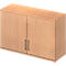 Schäfer Shop Genius Armoire à poser TETRIS WOOD, 2 HC, l. 1200 mm, verrouillable, coloris hêtre