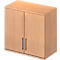 Schäfer Shop Genius Armoire à poser TETRIS WOOD, 2 HC, l. 800 mm, verrouillable, coloris hêtre