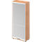 Schäfer Shop Genius Armoire à rideau coulissant vertical TETRIS WOOD, 4,5 HC, H 1910 mm, hauteur (patins inclus), coloris hêtre