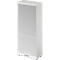 Schäfer Shop Genius Armoire à rideau coulissant vertical TETRIS WOOD, 4,5 HC, H 1910 mm, hauteur (patins inclus), gris clair