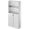 Schäfer Shop Genius Armoire combinée TETRIS SOLID, 5 HC, portes battantes en verre, l. 1000 mm, verrouillable