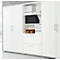 Schäfer Shop Genius Armoire combinée TETRIS WOOD, 5 HC, H 1910 mm, 2 tiroirs à dossiers suspendus, hauteur (patins inclus), gris clair