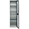 Schäfer Shop Genius Armoire en acier FS, en tôle d'acier, avec fenêtre d'inspection, trous de ventilation, L 545 x P 520 x H 1950 mm, 5 HC, jusqu'à 250 kg, gris clair/anthracite