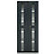 Schäfer Shop Genius armoire pour charges lourdes FS, en tôle d'acier, avec hublot, L 1055 x P 520 x H 1950 mm, 5 OH, gris clair/anthracite, jusqu'à 1000 kg