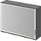 Schäfer Shop Genius Aufsatz-Querrolladenschrank TETRIS WOOD, 3 OH, B 1600 x T 421 x H 1110 mm, Mitteltrennwand, graphit