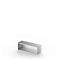Schäfer Shop Genius Aufsatzregal TETRIS SOLID, Stahlkorpus, 1 OH, B 1200 mm, weißalu