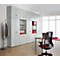 Schäfer Shop Genius Bibliothèque combinée étagères et portes TETRIS WALL, 5 HC, l. 800 x P 440 x H 1880 mm, gris clair