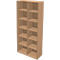 Schäfer Shop Genius Bibliothèque étagère TETRIS WALL, 6 HC, l. 1000 x P 420 x H 2250 mm,hêtre