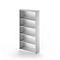Schäfer Shop Genius Bibliothèque étagères TETRIS SOLID, en acier, 5 HC, l. 1000 x P 413 x H 2143 mm, alu blanc