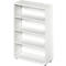 Schäfer Shop Genius Bibliothèque étagères TETRIS SOLID, panneau de particules, 4 HC, l. 1000 x P 421 x H 1520 mm, blanc 