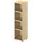 Schäfer Shop Genius Bibliothèque étagères TETRIS SOLID, panneau de particules, 4 HC, l. 400 x P 421 x H 1520 mm, décor érable
