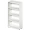 Schäfer Shop Genius Bibliothèque étagères TETRIS SOLID, panneau de particules, 4 HC, l. 800 x P 421 x H 1520 mm, blanc 