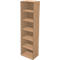Schäfer Shop Genius Bibliothèque TETRIS WALL, 6 HC, L 600 x P 420 x H 2250 mm, décor hêtre