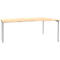 Schäfer Shop Genius Bureau asymétrique MODENA FLEX, extension à droite, érable 