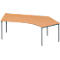Schäfer Shop Genius Bureau d'angle MODENA FLEX 135°, approche à droite, hêtre/anthracite