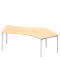 Schäfer Shop Genius Bureau d’angle MODENA FLEX 135°, extension à droite, érable 