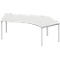Schäfer Shop Genius Bureau d’angle MODENA FLEX 135°, extension à droite, gris clair 