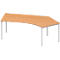 Schäfer Shop Genius Bureau d’angle MODENA FLEX 135°, extension à droite, hêtre 