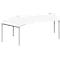 Schäfer Shop Genius Bureau d’angle MODENA FLEX 135°, extension à gauche, blanc 