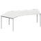 Schäfer Shop Genius Bureau d’angle MODENA FLEX 135°, extension à gauche, gris clair 