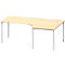 Schäfer Shop Genius Bureau d’angle MODENA FLEX 90°, extension à droite, l. 2000 mm, érable 