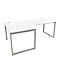 Schäfer Shop Genius Bureau d'angle MODENA FLEX, 90°, pied en forme d'étrier, approche à gauche, L 2000 mm, blanc