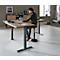 Schäfer Shop Genius Bureau d'angle Modena Flex, réglage électrique de la hauteur, angle de 90° des deux côtés, L 2000 x P 2000 mm, chêne/anthracite