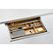 Schäfer Shop Genius bureau ERGOSTYLE S, rechthoekig, 2-traps elektrisch in hoogte verstelbaar, C-voet, B 1600 x D 800 x H 635-1305 mm, incl. Memory Master + lade, aluminium lichtgrijs/wit
