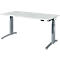 Schäfer Shop Genius bureau ERGOSTYLE S, rechthoekig, elektrisch in hoogte verstelbaar, tweetraps, C-voet, B 1600 x D 800 x H 635-1305 mm, incl. Memory Master, lichtgrijs/antraciet
