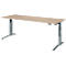 Schäfer Shop Genius bureau ERGOSTYLE S, rechthoekig, elektrisch in hoogte verstelbaar, tweetraps, C-voet, B 2000 x D 800 x H 635-1305 mm, incl. Memory Master, eiken/antraciet