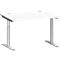 Schäfer Shop Genius Bureau MODENA FLEX, 1200 x 800 mm, blanc
