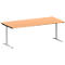 Schäfer Shop Genius Bureau MODENA FLEX, 2000 x 1000 mm, hêtre