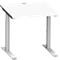 Schäfer Shop Genius Bureau MODENA FLEX, 800 x 800 mm, blanc