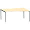 Schaefer Shop Genius bureau MODENA FLEX, aanbouw links B 1800 mm, ahorn decor/antraciet