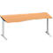 Schäfer Shop Genius bureau MODENA FLEX, aanbouw links, beuk