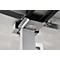 Schäfer Shop Genius Bureautafel PLANOVA ergoSTYLE, C-poot, rechthoek, tweetraps elektr. in hoogte verstelbaar, B 2000 x D 800 x H 645-1305 mm, ahorndecor/blank aluminium