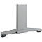 Schäfer Shop Genius C-poot verkort voor bureautafel PLANOVA ERGOSTYLE blank aluminium