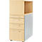Schäfer Shop Genius Caisson d'appoint avec armoire étagères à poser, verrouillable, poignée 2, érable 