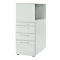 Schäfer Shop Genius Caisson d'appoint avec armoire étagères à poser, verrouillable, poignée 2, gris clair 