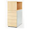 Schäfer Shop Genius Caisson d'appoint avec armoire étagères à poser, verrouillable, sans poignée, érable 