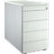 Schäfer Shop Genius Caisson fixe 13333, l. 435 x P 800 x H 717 mm, avec gorge de préhension, alu blanc/gris clair