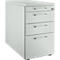 Schäfer Shop Genius Caisson fixe 1336, avec poignée angulaire, l. 435 x H 717 mm, gris clair/gris clair/gris clair 
