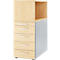 Schäfer Shop Genius Caisson fixe avec étagère à poser, verrouillable, poignée ronde, érable