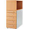 Schäfer Shop Genius Caisson haut avec module à poser, verrouillable, L 435 x P 800 x H 1092 mm, poignées carrées, décor hêtre