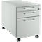 Schäfer Shop Genius Caisson mobile 126, avec poignée angulaire, l. 435 x H 577 mm, gris clair/gris clair/gris clair 
