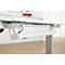 Schäfer Shop Genius Chemin de câbles PLANOVA ERGOSTYLE, 1538 mm, pour table 2000, blanc